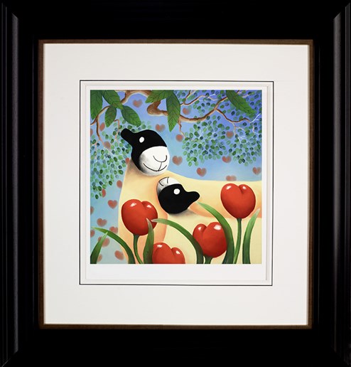 I Love you too by Mackenzie Thorpe - Framed Limited Edition on Paper