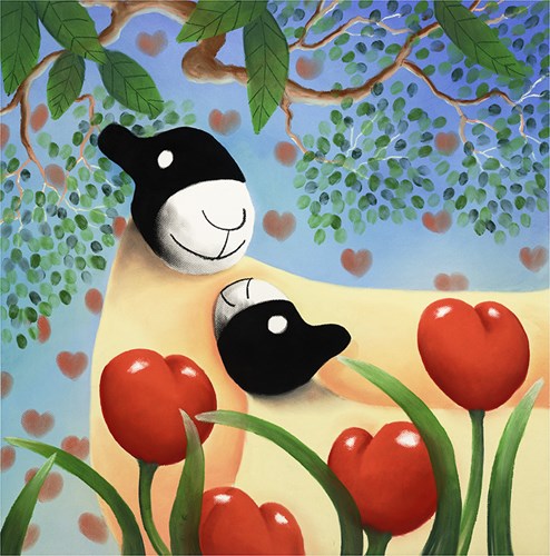 I Love you too by Mackenzie Thorpe - Limited Edition on Paper